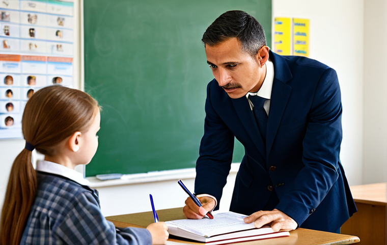 언어 교육에서의 클리닉 및 멘토링 - **Focus:** A language teacher giving individualized attention to a struggling student.
    **Details...