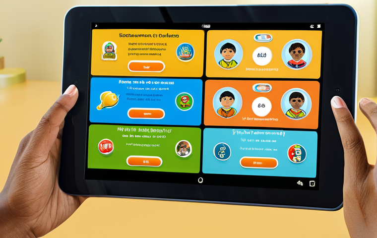 언어 교육 평가 방법 - "Students working on a project about local market prices, gathering data, presenting findings, reali...